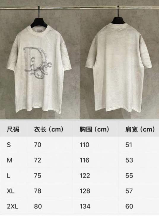 Dior T Shirts Short _SKUDiorS-2XLxetr27515910